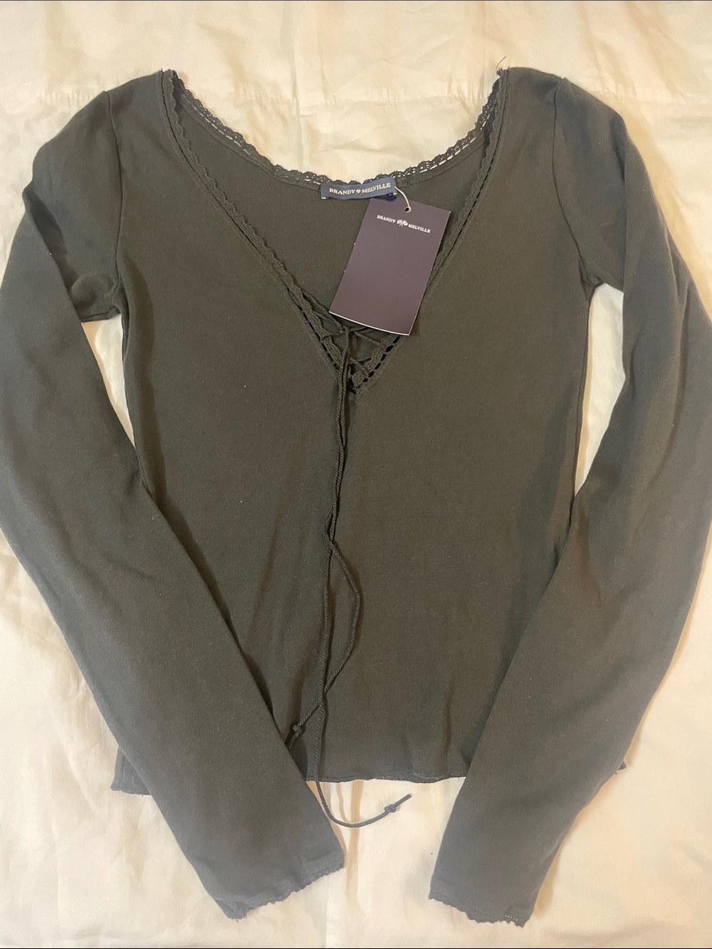 Brandy Melville Black Tania Top